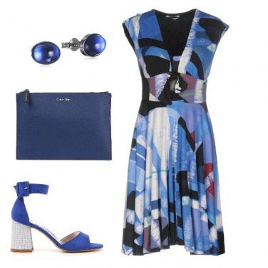 Outfit Cerimonia in blu