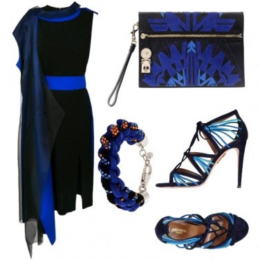 Outfit Blu elettrico