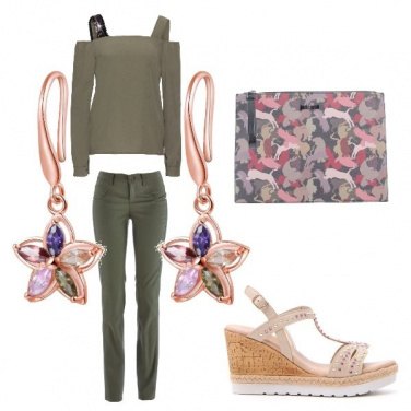 Outfit Green in the city
