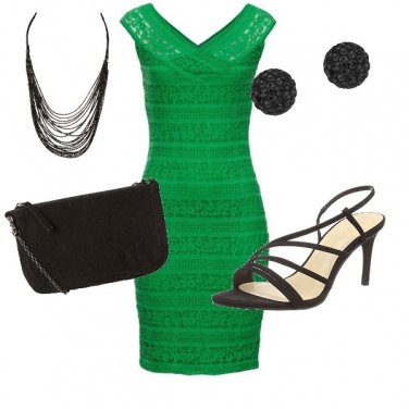 Outfit Il tubino verde