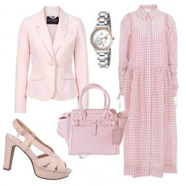 Outfit Vestidos midi/longuettes De cuadros Mujer: 1 Outfit Mujer | Bantoa