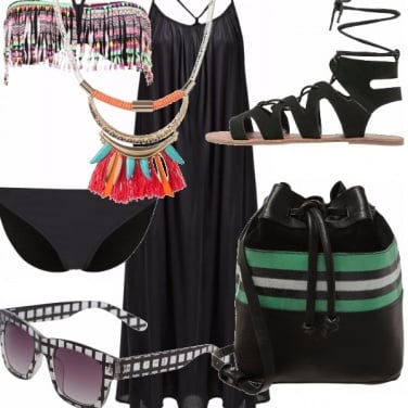 Outfit Al mare dark