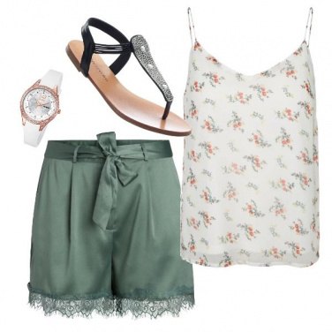 Outfit Un tocco di verde
