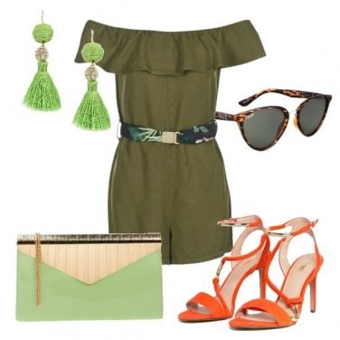 Outfit Playsuit verde