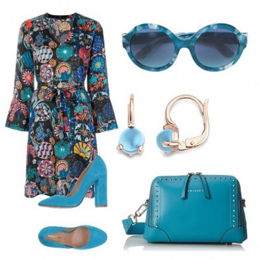 Outfit Turchese e colore