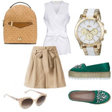 Outfit Scarpa verde smeraldo