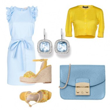 Outfit Ocra e polvere