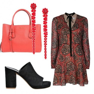 Outfit Rosso e nero