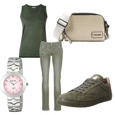 Outfit Scuola look