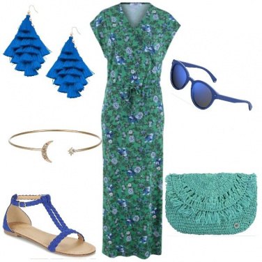 Outfit Il prato dai fiori blu
