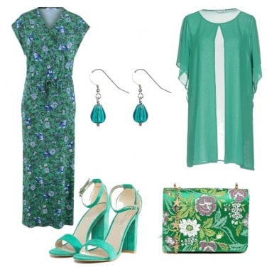 Outfit La borsa con i fiori