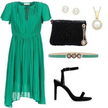 Outfit Cerimonia green