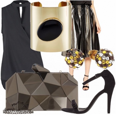 Outfit La borsa che ti porta a festa
