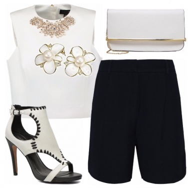 Outfit Elegante in bermuda