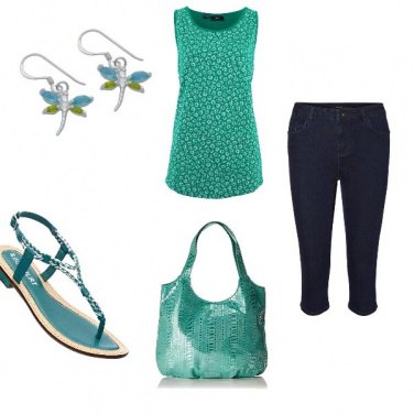 Outfit Verde Quadrifoglio