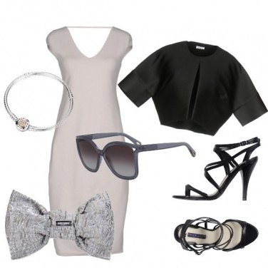 Outfit Cerimonia argentea