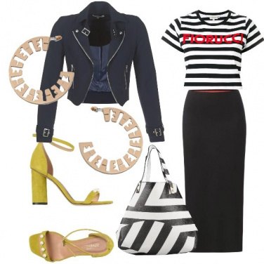 Outfit Con gli orecchini xxl