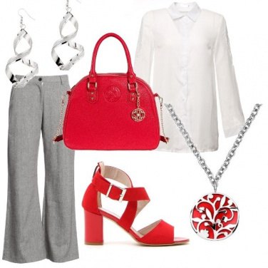 Outfit Rosso mon amour