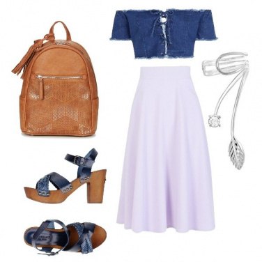 Outfit Crop top love