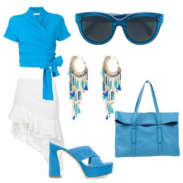 Outfit La gonna asimmetrica
