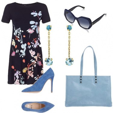 Outfit Fiori tenui