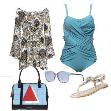Outfit Elegante in spiaggia