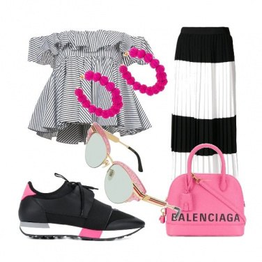 Outfit Righe con brio