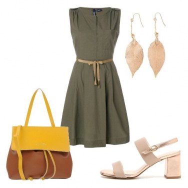 Outfit Go green to office