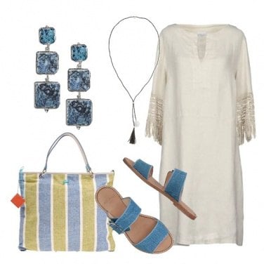 Outfit Il vestito in lino comodo