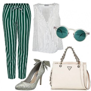 Outfit Righe su righe