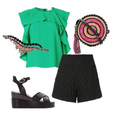 Outfit La blusa verde