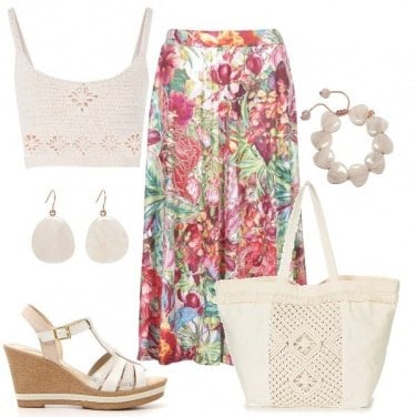 Outfit Top all\'uncinetto