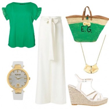 Outfit Un tocco di verde
