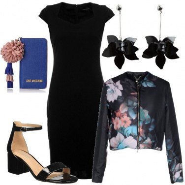 Outfit Fiori glam
