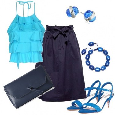Outfit Il blu e le sue sfumature