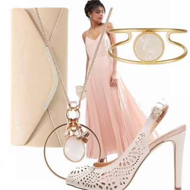 Outfit Plissè rosa