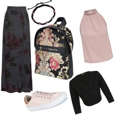 Outfit Evening Backpack&Flowers