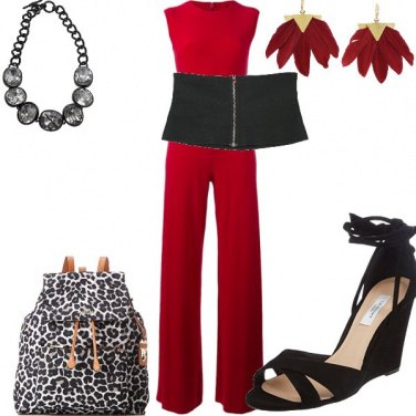 Outfit Con lo zaino animalier