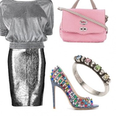Outfit Incantevole in lurex