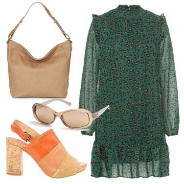 Outfit Verde a fantasia