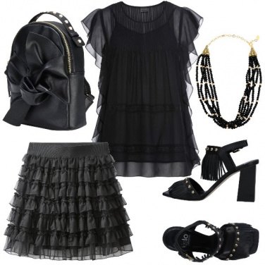 Outfit Balze e borchie