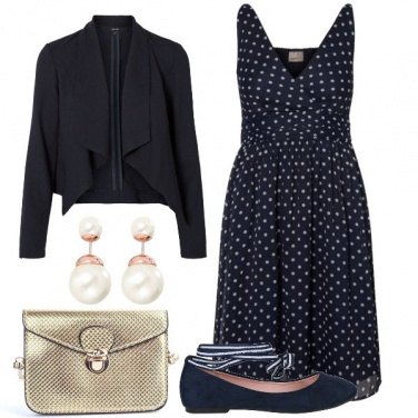 Outfit Laurea a pois