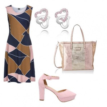 Outfit Cuori rosa