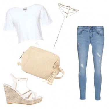 Outfit Fake White