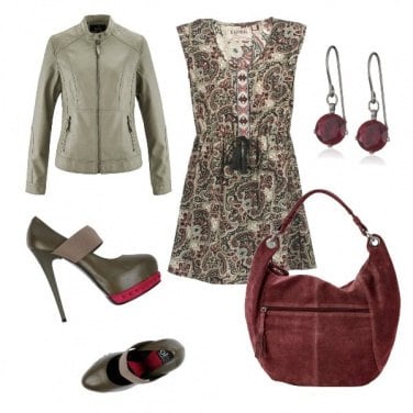 Outfit Cachemire style dress