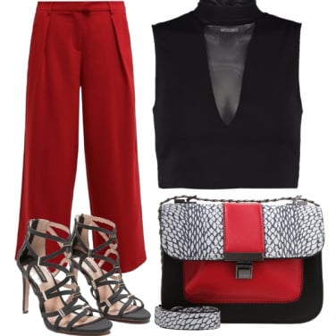 Outfit Pantaloni palazzo