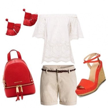 Outfit Serata in rosso