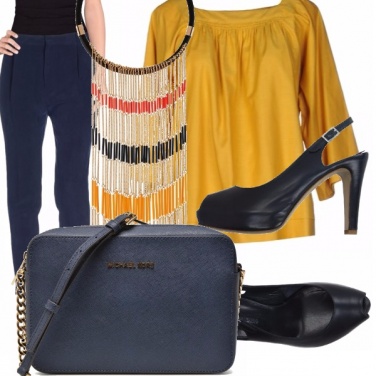 Outfit Giallo anche la sera