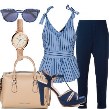 Outfit Dettaglio rigato