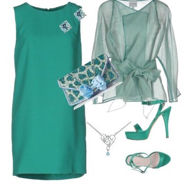 Outfit Elegante in verde